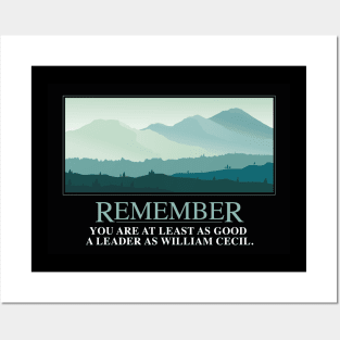 William Cecil Motivational Poster Posters and Art